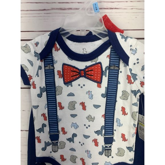 Duck Duck Goose Size 6-9 months Boys 3 Piece Shorts Set With Socks - Picture 3 of 7